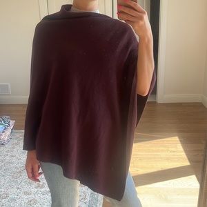 L.L bean wool poncho